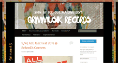 Desktop Screenshot of grimmusik.com